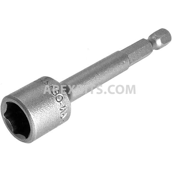 6N-0814-3 Apex 1/4'' 6-Point Power Drive Nutsetter, SAE, Non-Magnetic, 7/16'' Hex