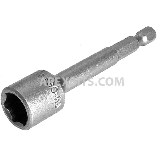 6N-0814-6 Apex 1/4'' 6-Point Power Drive Nutsetter, SAE, Non-Magnetic, 7/16'' Hex