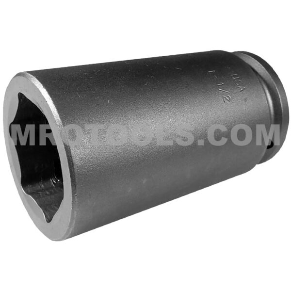 7348 Apex 1-1/2'' 6-Point Extra Long Impact Socket, 3/4'' Square Drive