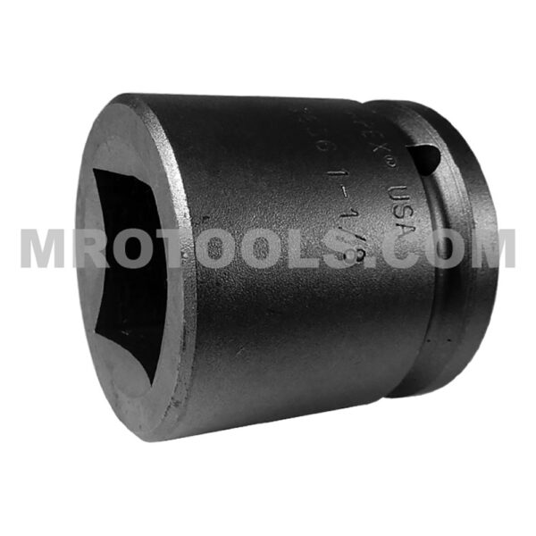 7636 Apex 1-1/8'' 4-Point Standard Impact Socket, For Square Nuts, 3/4'' Square Drive