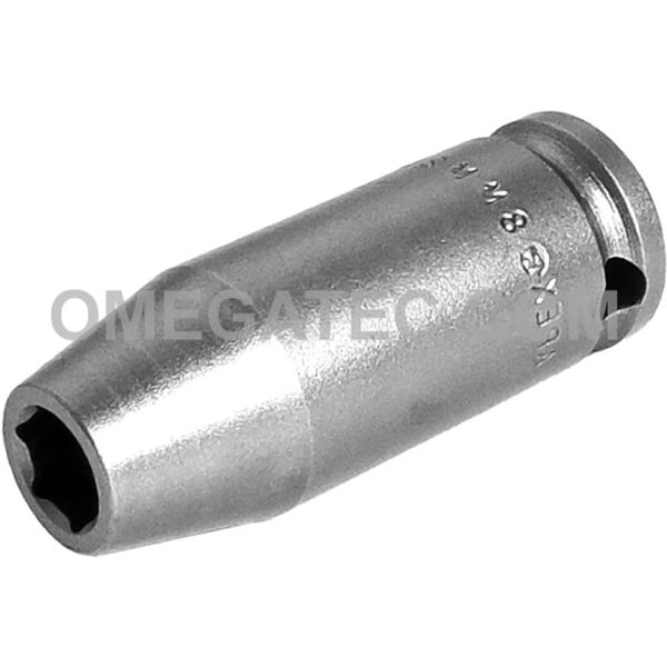 8MM23 Apex 8mm 6-Point Metric Long Impact Socket, 3/8'' Square Drive