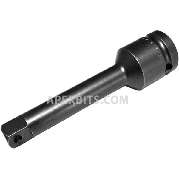 EX-377-B-4 Apex Straight Adapter, 1/2'' Square Drive, Ball Lock