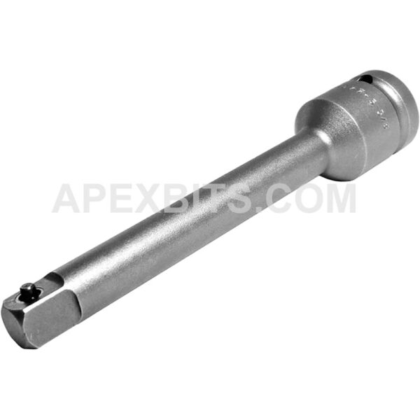 EX-377-B-5 Apex Straight Adapter, 1/2'' Square Drive, Ball Lock