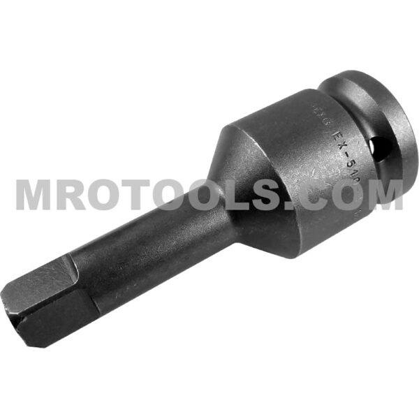 EX-510-4 Apex Straight Adapter, 3/4'' Square Drive, Pin Lock