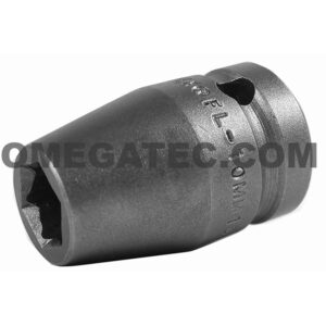 FL-10MM15 Apex 10mm 6-Point Fast Lead Metric Standard Impact Socket, 1/2'' Square Drive