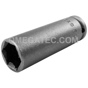 FL-1212 Apex 3/8'' 6-Point Fast Lead Long Impact Socket, 1/4'' Square Drive