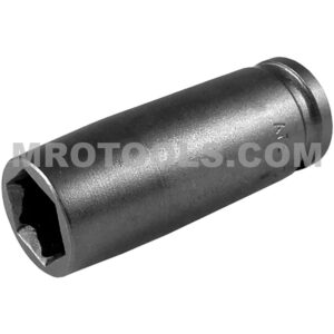 FL-3214 Apex 7/16'' 6-Point Fast Lead Long Impact Socket, 3/8'' Square Drive