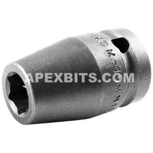 M-10MM15 Apex 10mm 6-Point Magnetic Metric Standard Impact Socket, 1/2'' Square Drive