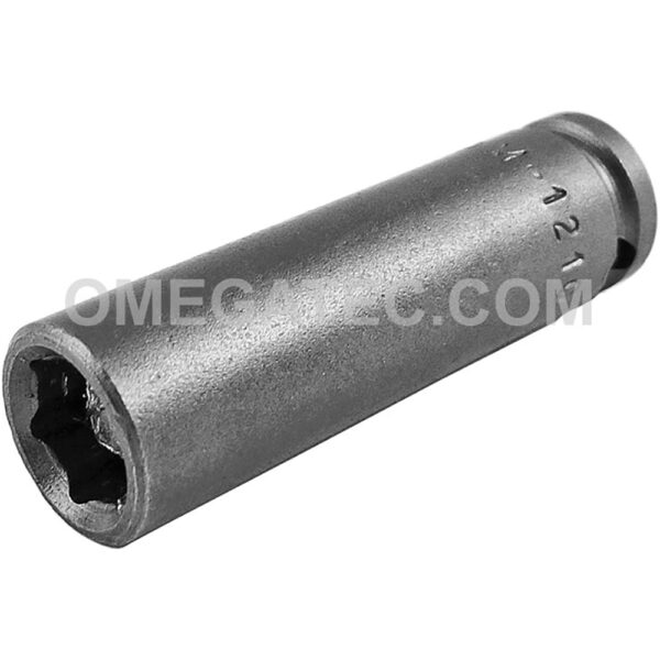 M-1210 Apex 5/16'' 6-Point Magnetic Long Impact Socket, 1/4'' Square Drive