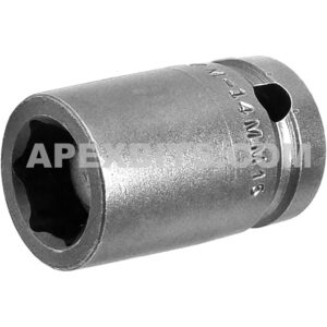 M-14MM15 Apex 14mm 6-Point Magnetic Metric Standard Impact Socket, 1/2'' Square Drive