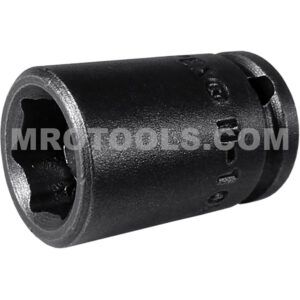 M-15MM03 Apex 15mm 6-Point Magnetic Metric Short Impact Socket, 3/8'' Square Drive