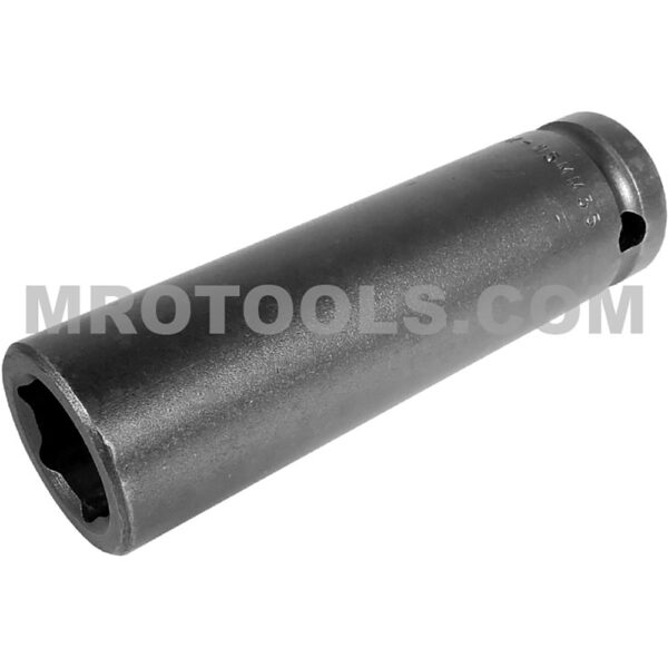 M-15MM35 Apex 15mm 6-Point Magnetic Metric Extra Long Impact Socket, 1/2'' Square Drive