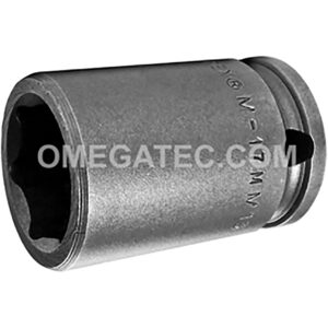 M-17MM13 Apex 17mm 6-Point Magnetic Metric Standard Impact Socket, 3/8'' Square Drive