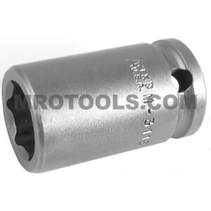 M-3118 Apex 9/16'' 6-Point Magnetic Standard Impact Socket, 3/8'' Square Drive