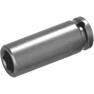 M-3514 Apex 7/16'' 6-Point Magnetic Thin Wall Long Impact Socket, 3/8'' Square Drive