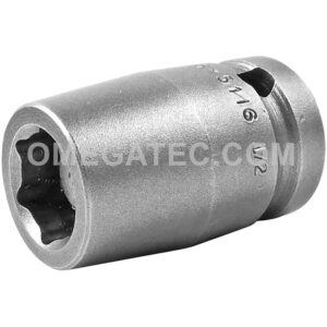 M-5116 Apex 1/2'' 6-Point Magnetic Standard Impact Socket, 1/2'' Square Drive