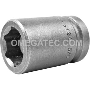 M-5120 Apex 5/8'' 6-Point Magnetic Standard Impact Socket, 1/2'' Square Drive