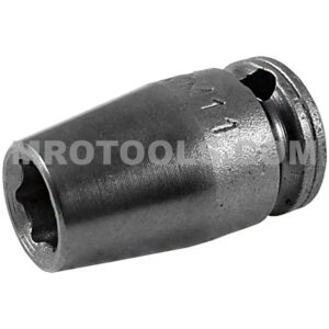 M-6MM11 Apex 6mm 6-Point Magnetic Metric Standard Impact Socket, 1/4'' Square Drive