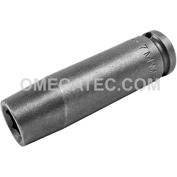 M-7MM21 Apex 7mm 6-Point Magnetic Metric Long Impact Socket, 1/4'' Square Drive
