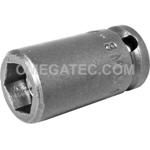 M-8MM11 Apex 8mm 6-Point Magnetic Metric Standard Impact Socket, 1/4'' Square Drive