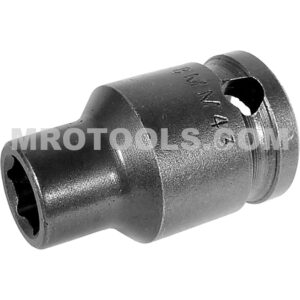 M-8MM43 Apex 8mm 6-Point Magnetic Thin Wall Metric Standard Impact Socket, 3/8'' Square Drive