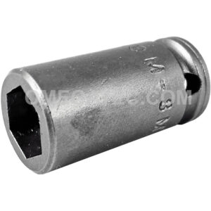 M-8MME1 Apex 8mm 6-Point Magnetic Metric Standard Impact Socket, For Sheet Metal Screw, 1/4'' Square Drive