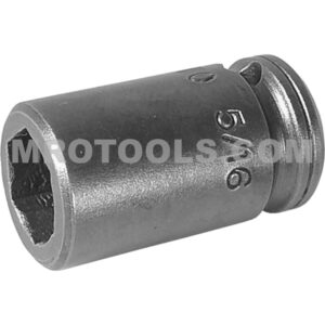 M1E06 Apex 3/16'' 6-Point Magnetic Standard Impact Socket, For Sheet Metal Screw, Predrilled Holes, 1/4'' Square Drive