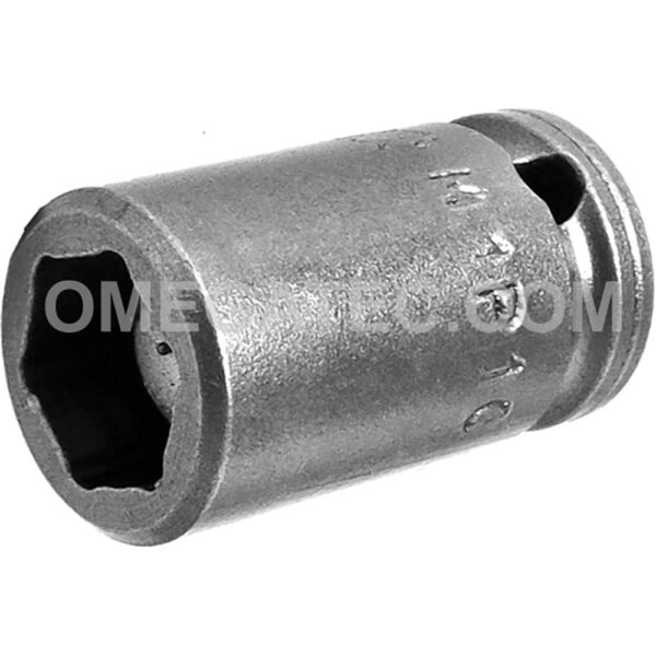 M1P10 Apex 5/16'' 6-Point Magnetic Standard Impact Socket, For Sheet Metal Screw, Self-Drilling And Tapping Screws, 1/4'' Square Drive
