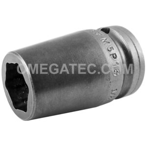 M5P16 Apex 1/2'' 6-Point Magnetic Impact Socket, For Sheet Metal Screws, Self-Tapping Screws, 1/2'' Square Drive