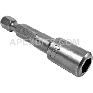 M6N-0808-2 Apex 1/4'' 6-Point Power Drive Nutsetter, SAE, Magnetic, 1/4'' Hex