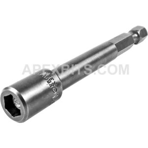 M6N-0808-4 Apex 1/4'' 6-Point Power Drive Nutsetter, SAE, Magnetic, 1/4'' Hex