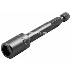 M6N-0810-3 Apex 1/4'' 6-Point Power Drive Nutsetter, SAE, Magnetic, 5/16'' Hex