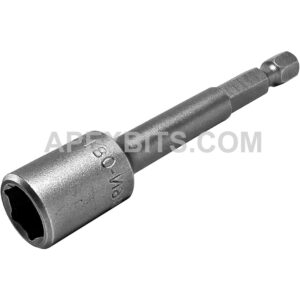 M6N-0812-3 Apex 1/4'' 6-Point Power Drive Nutsetter, SAE, Magnetic, 3/8'' Hex