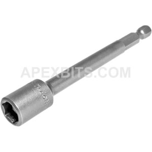 M6N-0812-4 Apex 1/4'' 6-Point Power Drive Nutsetter, SAE, Magnetic, 3/8'' Hex