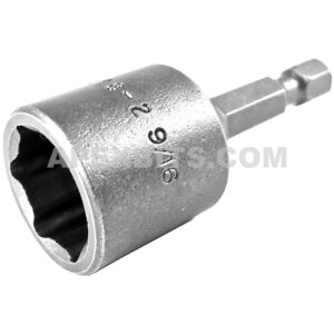 M6N-0818-2 Apex 1/4'' 6-Point Power Drive Nutsetter, SAE, Magnetic, 9/16'' Hex