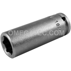 MB-10MM21 Apex 10mm 6-Point Magnetic Bolt Clearance Metric Long Impact Socket, 1/4'' Square Drive