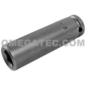 MB-1210 Apex 5/16'' 6-Point Magnetic Bolt Clearance Long Impact Socket, 1/4'' Square Drive
