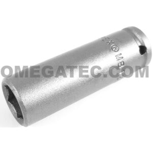 MB-1212 Apex 3/8'' 6-Point Magnetic Bolt Clearance Long Impact Socket, 1/4'' Square Drive