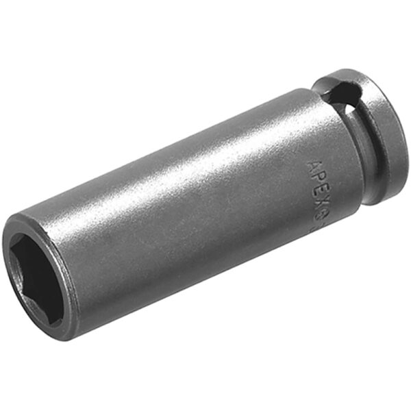 MB-1218 Apex 9/16'' 6-Point Magnetic Bolt Clearance Long Impact Socket, 1/4'' Square Drive