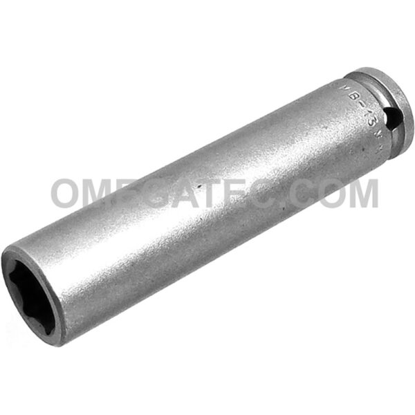 MB-13MM33 Apex 13mm 6-Point Magnetic Bolt Clearance Metric Extra Long Impact Socket, 3/8'' Square Drive