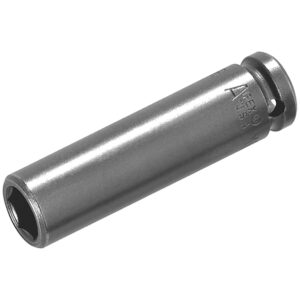 MB-18MM35 Apex 18mm 6-Point Magnetic Bolt Clearance Metric Extra Long Impact Socket, 1/2'' Square Drive