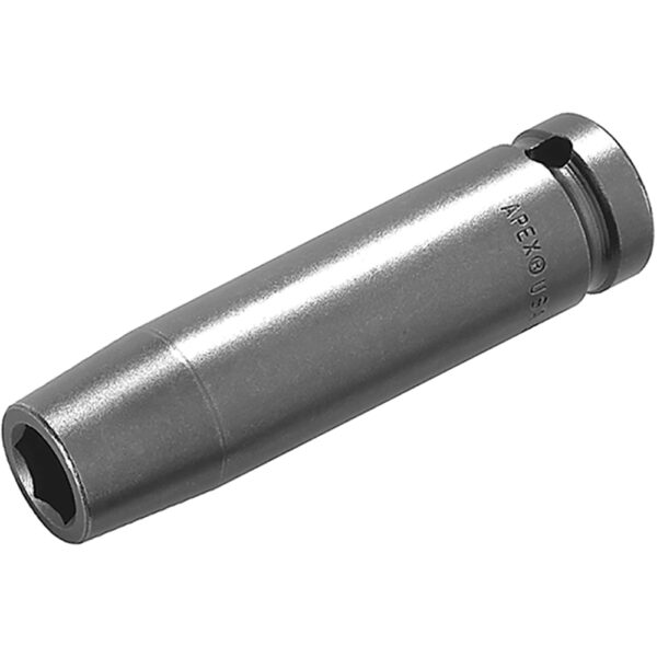 MB-3210 Apex 5/16'' 6-Point Magnetic Bolt Clearance Long Impact Socket, 3/8'' Square Drive