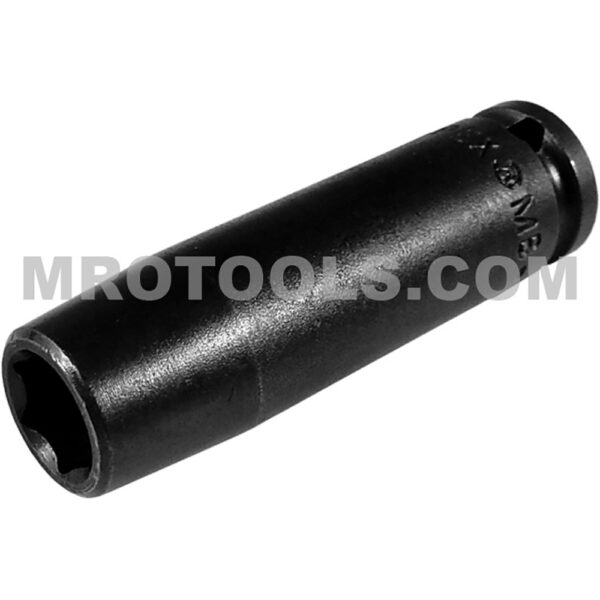 MB-7MM21 Apex 7mm 6-Point Magnetic Bolt Clearance Metric Long Impact Socket, 1/4'' Square Drive