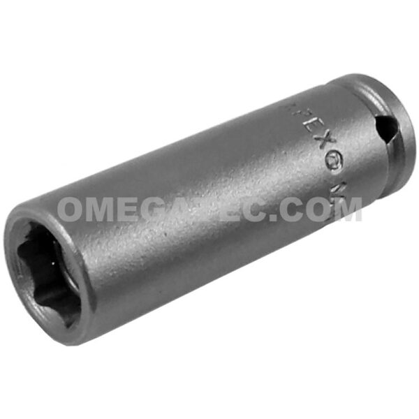 MB-9MM21 Apex 9mm 6-Point Magnetic Bolt Clearance Metric Long Impact Socket, 1/4'' Square Drive