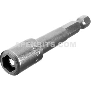 MDB-08 Apex 1/4'' 6-Point Power Drive Nutsetter, SAE, For Sheet Metal Screws, Magnetic, 1/4'' Hex