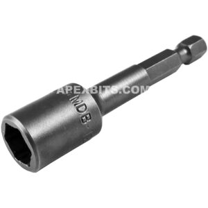 MDB-12 Apex 1/4'' 6-Point Power Drive Nutsetter, SAE, For Sheet Metal Screws, Magnetic, 3/8'' Hex