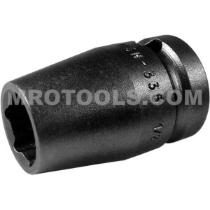 MSH-335 Apex 1/2'' 6-Point Magnetic Standard Impact Socket, 1/2'' Square Drive