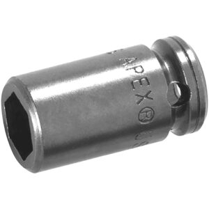 MX-1109 Apex 9/32'' 6-Point X-Hard Magnetic Standard Impact Socket, 1/4'' Square Drive