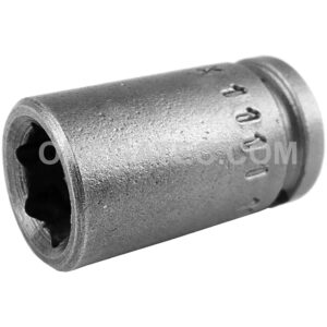 MX-1111 Apex 11/32'' 6-Point X-Hard Magnetic Standard Impact Socket, 1/4'' Square Drive