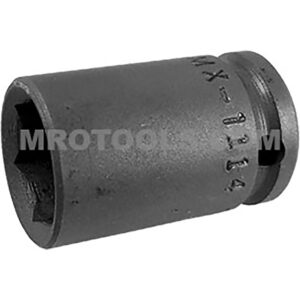 MX-1114 Apex 7/16'' 6-Point X-Hard Magnetic Standard Impact Socket, 1/4'' Square Drive